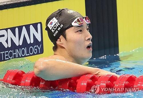 Kim Woo-min: “Talking late after winning 800m freestyle relay gold…happy with 1,500m silver”